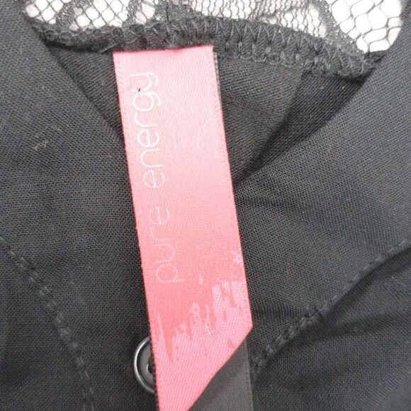 💚Pure Energy women's black long sleeve blouse - Picture 6 of 6